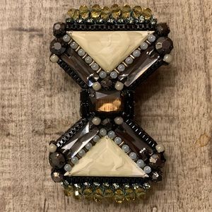 Nocturne beaded leather bracelet